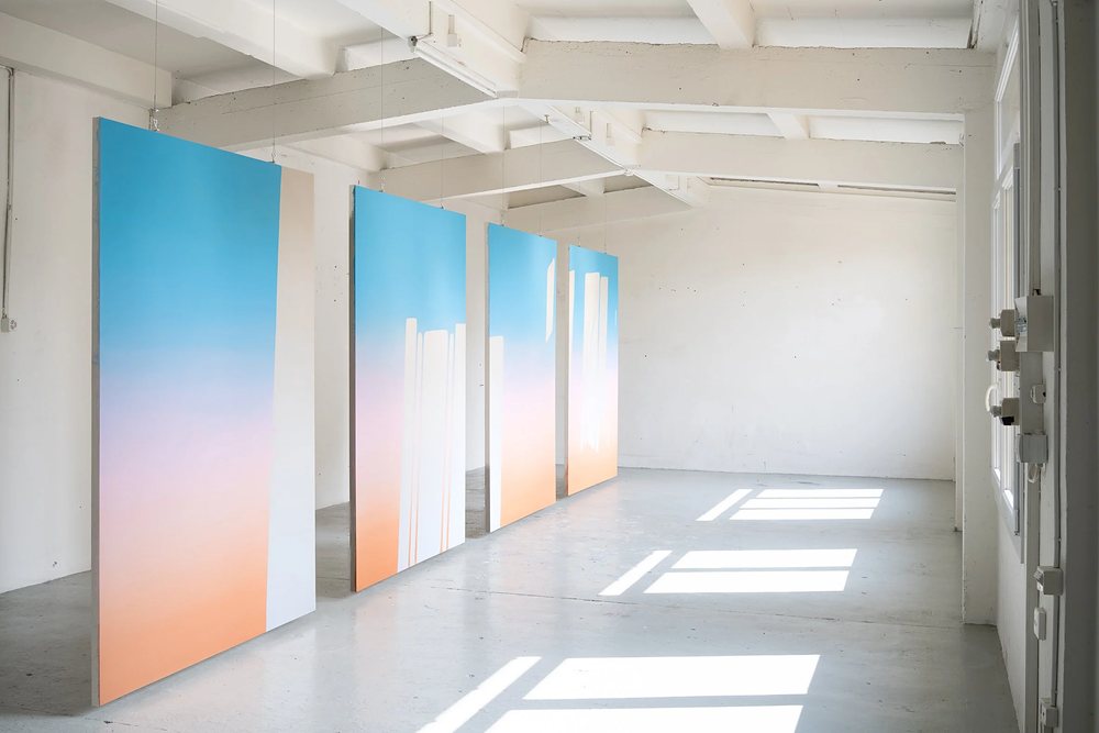 Guillaume Ehinger, sans titre (End Of Day), 2023, vue de l’exposition JUNO, 2025, Archives Sensibles, Lausanne, courtesy de l’artiste. Photo: Tamarine Schreiber / Archives Sensibles.